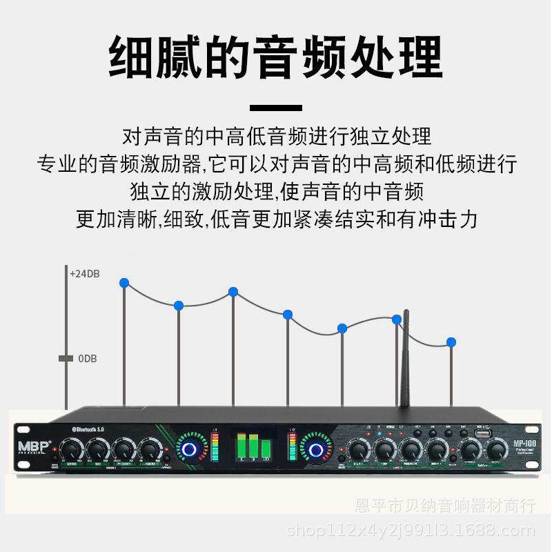 MP-100声音专业人声美化激励器前级效果器音频舞台话筒增益处理器
