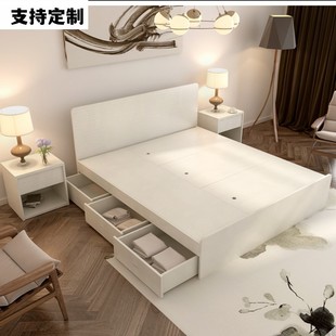 定制榻榻米床小户型单人储物床1.2米抽屉床现代简约收纳储物床