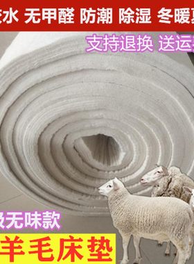 羊毛毡床垫垫子床上用防潮毡子高档羊毛垫铺床粘子加厚毡垫纯羊毛