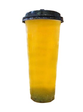 一次性塑料杯90口径高透光杯加厚饮料果汁奶茶杯500CC700ml定制