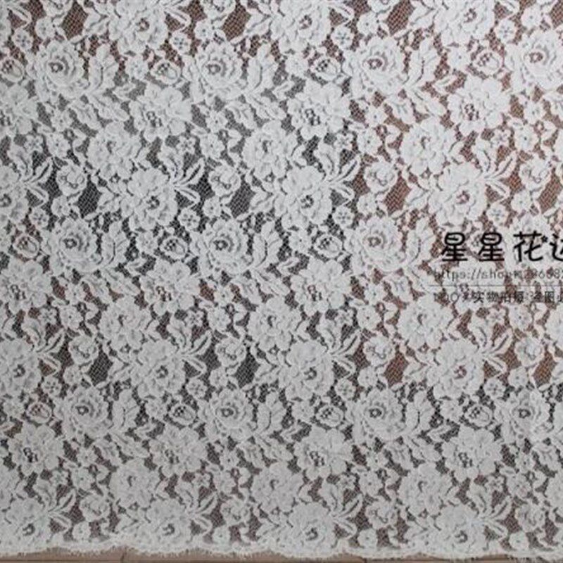 3米 车骨须口睫毛蕾丝花边辅料面料 手服diy工装材料出须边布料