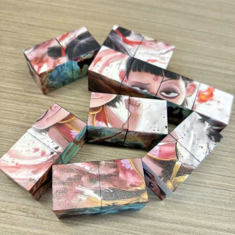 2025新款哪吒周边磁性拼图儿童入门级魔方亲子互动益智男女孩礼物