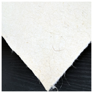 手工构皮麻纸二层夹加厚山麻长纤维半生熟书法岩彩重彩壁画皮宣纸