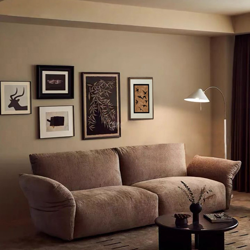 高级感客厅沙发背景墙装饰画法式中古风组合挂画艺术抽象复古壁画