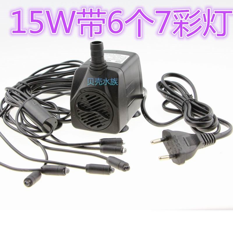 流水工艺品潜水泵假山盆景喷泉泵家居招财摆件水泵带7彩灯自动闪,宠物/宠物食品及用品,潜水泵,淘宝优惠券,粉丝福利购,淘宝优惠卷
