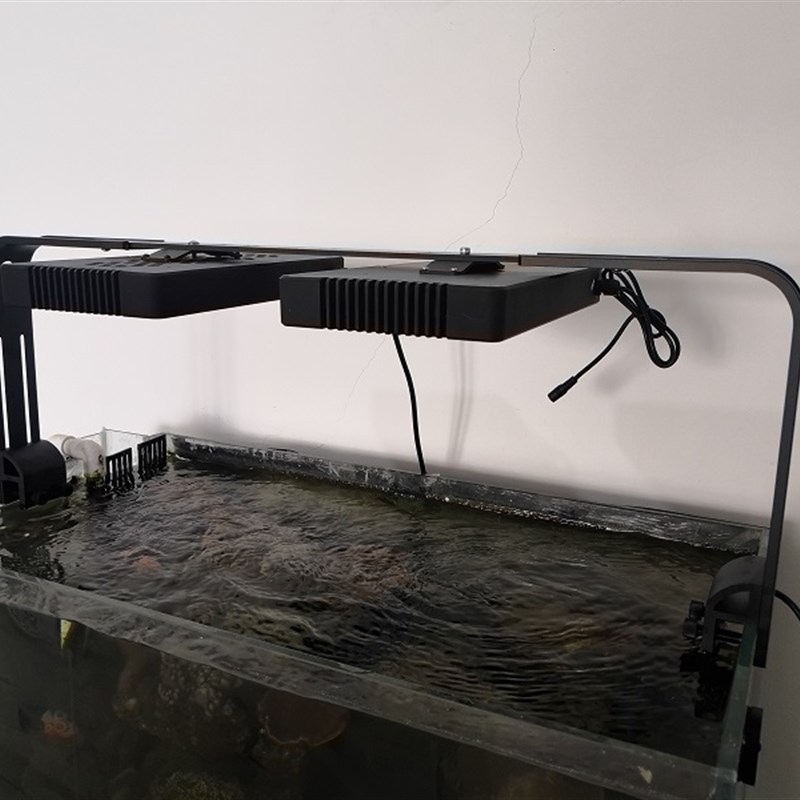 R控海鱼_水族LED灯铝合金门架洋缸海缸珊瑚草缸灯架支架XR30X智15