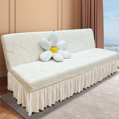 无扶手沙发床套一整张全盖加厚防猫抓卍能通用沙发套罩折叠沙发布
