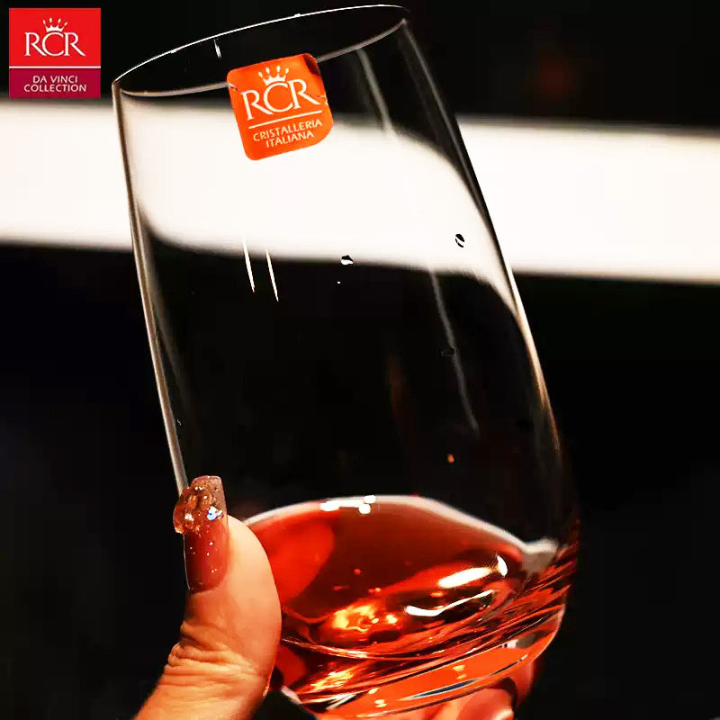 意大利RCR原装进口水晶玻璃威士忌烈酒洋酒杯啤酒杯茶水果汁水杯