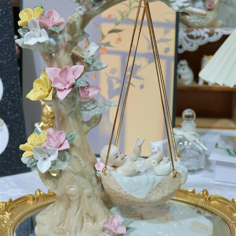 欧式陶瓷工艺品摆设品现代洋居装饰品客女人物摆件西家厅摆件礼品