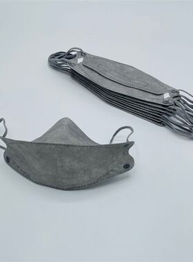 KF口罩94儿童耳N鱼型c5独立包装3D立体四层撞色K绳中大童189m长度