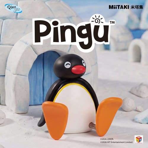 Pingu百趣摇摇盲盒创意手办摆件