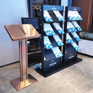 合同翻页展架售户处楼盘书楼型图合幕架信息五证公示菜单架揭同牌