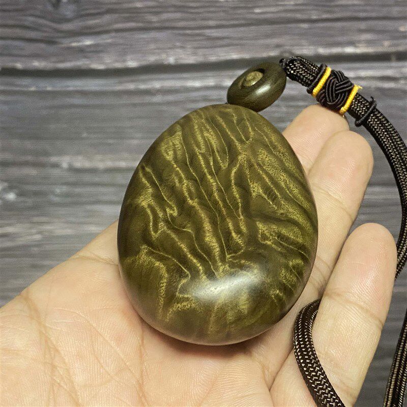 实木阴把件金丝楠文无事牌手沉木车挂件沉香木乌木吊坠黄花梨木玩