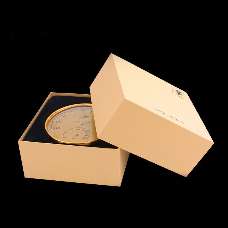 德福TH160金至尊家用室内温湿度计立挂两用创意客厅温度计湿度表