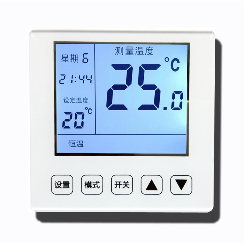 鑫源发热电缆热膜汗蒸房温度电地开控器器WK8717温控制暖关