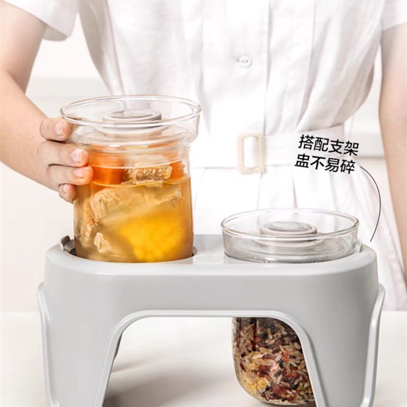 炖蒸锅配件双玻璃炖炖适配蒸煮蒸盅锅G55A/G56A/G67/G68