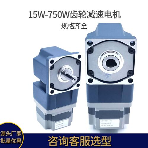 ZD直流无刷马达微型L型直角减速机15W-750W 24/48V无刷电机