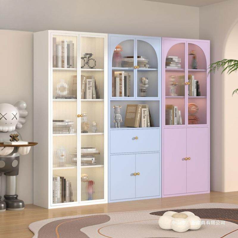 铁艺书柜家用玻璃门储物柜儿童收纳柜落地铁皮展示柜客厅置物书架,玩具/童车/益智/积木/模型,其它,淘宝优惠券,粉丝福利购,淘宝优惠卷