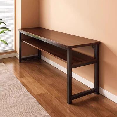 简约长条桌子简易出租屋卧室家用电脑桌长方形书桌宿舍学生写字桌