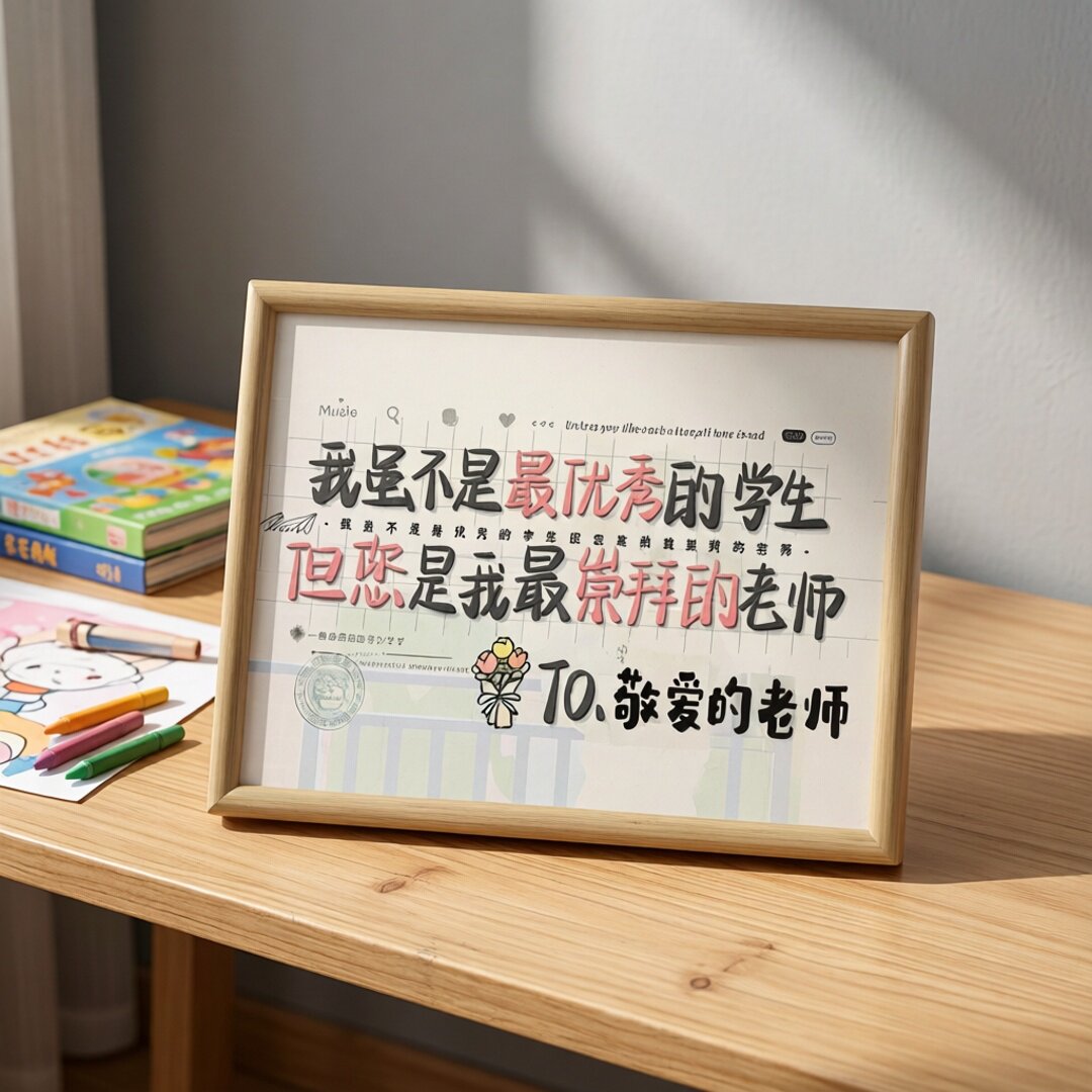 毕业季送给老师有纪念意义礼物幼儿园大班毕业送老师办公室摆件