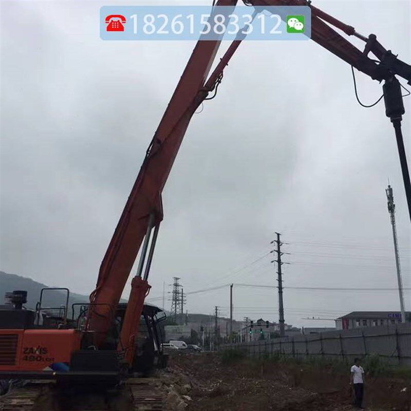 挖掘机改装g挖坑机 钩机电力挖坑机 挖掘机 打孔机