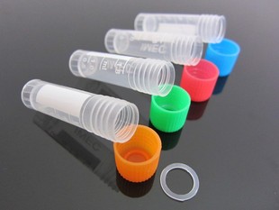 1.8ml冷冻管2ml冻存管螺口带垫圈防漏存储管可立外旋带刻度塑料瓶