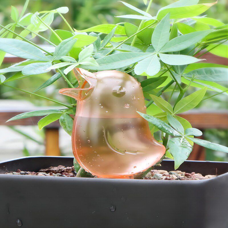 解决外出养花烦恼!小鸟自动浇水器花盆滴水器出差浇花草滴灌设备,家居饰品,花盆,淘宝优惠券,粉丝福利购,淘宝优惠卷