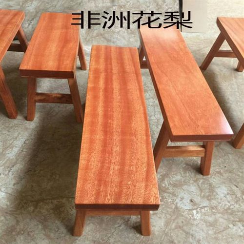 新品欧式实木长板凳 大板桌配凳长板餐桌配椅 古典原木凳子