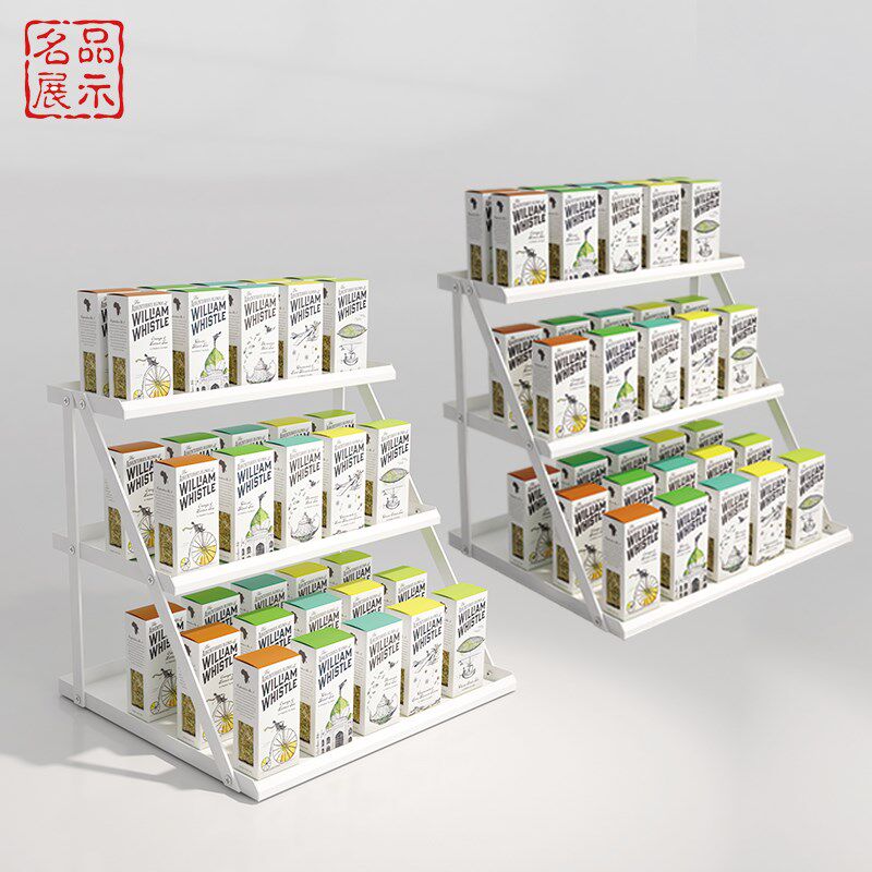 超市收银台小货架便利店前台桌面展示架吧台零食口香糖陈列架商用