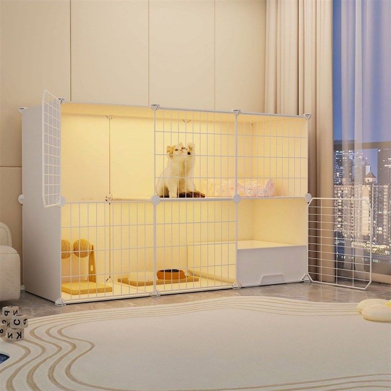 猫别墅带厕所抽屉式一体室内家用猫窝猫笼猫咪猫屋猫柜猫舍猫空笼,宠物/宠物食品及用品,猫笼子/猫别墅,淘宝优惠券,粉丝福利购,淘宝优惠卷