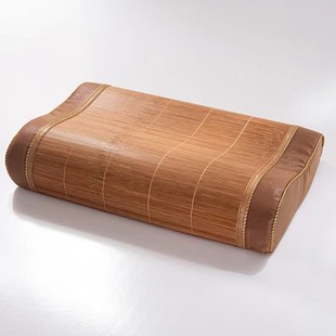 夏季凉爽竹席枕片60x40乳胶枕头套55*35记忆枕片凉席学生竹片枕套