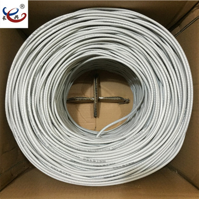 高速铜包银超五超六类网线网络线0.51芯0.58芯超强信号300米一箱