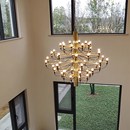 LOFT复式 住宅楼梯吊灯意大利客厅挑高餐厅别墅餐桌led灯casagd