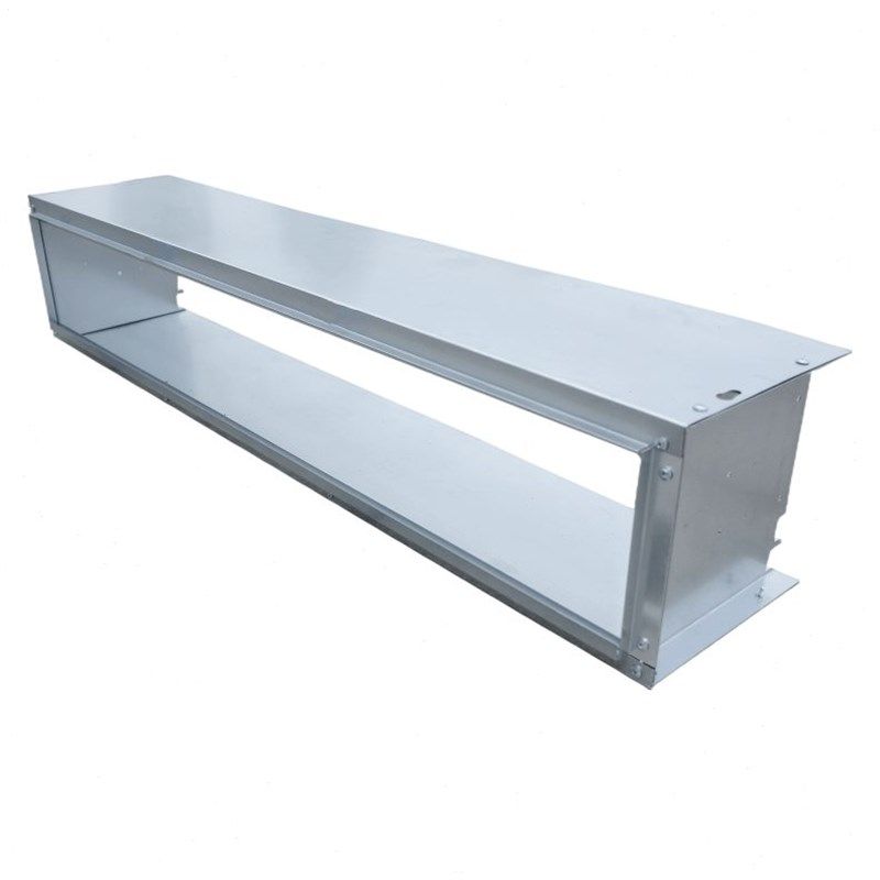 风机盘管回风箱下出风弯头分支风箱风管风道静压箱可调射流风口