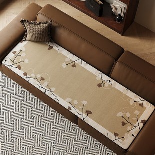 冰丝沙发凉席坐垫子中古风夏天夏季套罩四季通用2025新款流行防滑