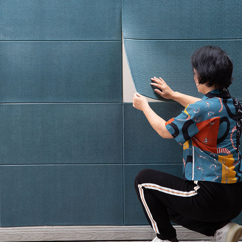 亚麻自粘3d立体墙贴卧室客厅电视背景墙防水防潮泡沫墙纸纯色壁纸,家居饰品,软装墙贴,淘宝优惠券,粉丝福利购,淘宝优惠卷