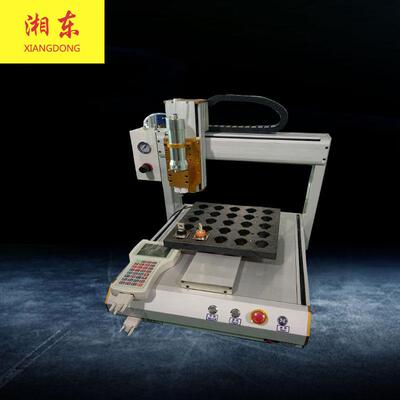 东莞寮步全自动点胶机三轴桌面式可定制50MLAB胶自动点胶机