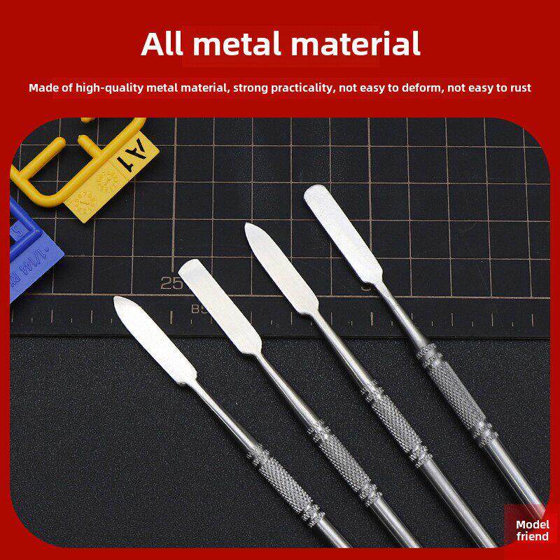 双头补土刮刀批刀修整刀 模型工具调色棒 手办泥塑油泥软陶抹刀