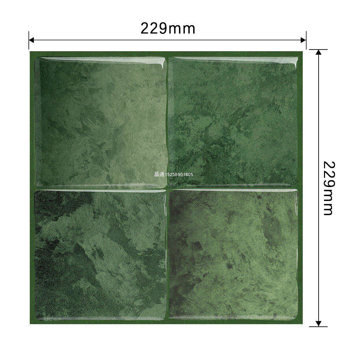 彷马赛克磁砖大理石纹路立体壁贴自粘式防水防油污3D立体墙壁贴纸