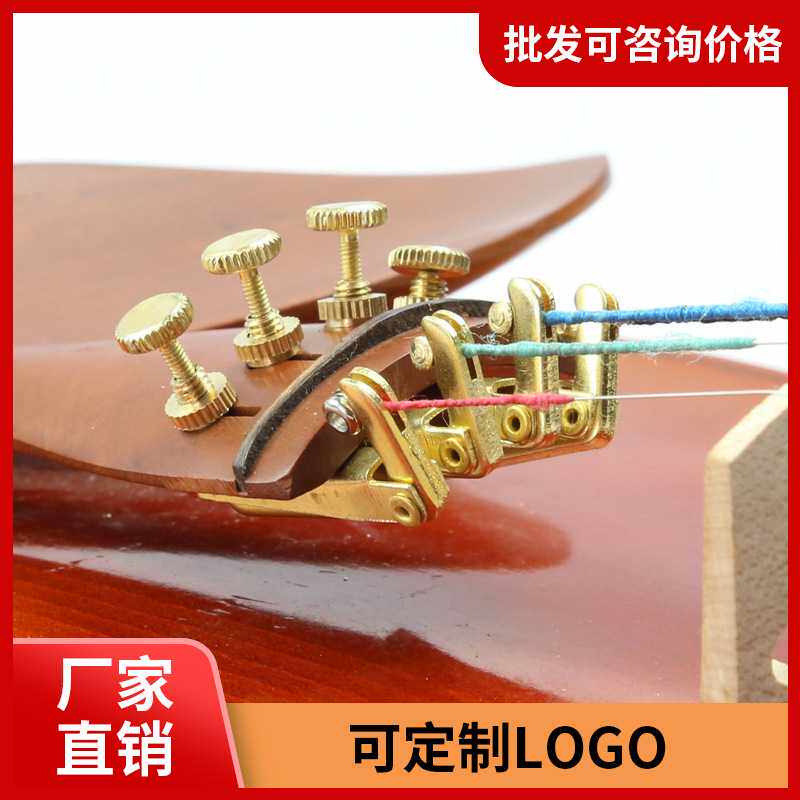 金属金色小提琴微调器4/41/8小提琴挂钩琴弦调节器小提琴锣丝旋扭
