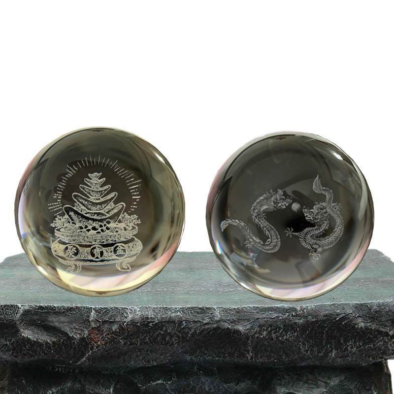 假山喷泉流水球配件鱼缸转运盘景摆件中式玻璃珠水晶球,家居饰品,装饰摆件,淘宝优惠券,粉丝福利购,淘宝优惠卷