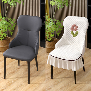 椅子套罩2024新款带扶手异形靠背一体餐椅座椅套防滑凳子套高级感