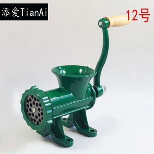 。老式铸铁手摇绞肉机12号手动灌肠机碎肉宝香肠机搅鸡架绞鱼