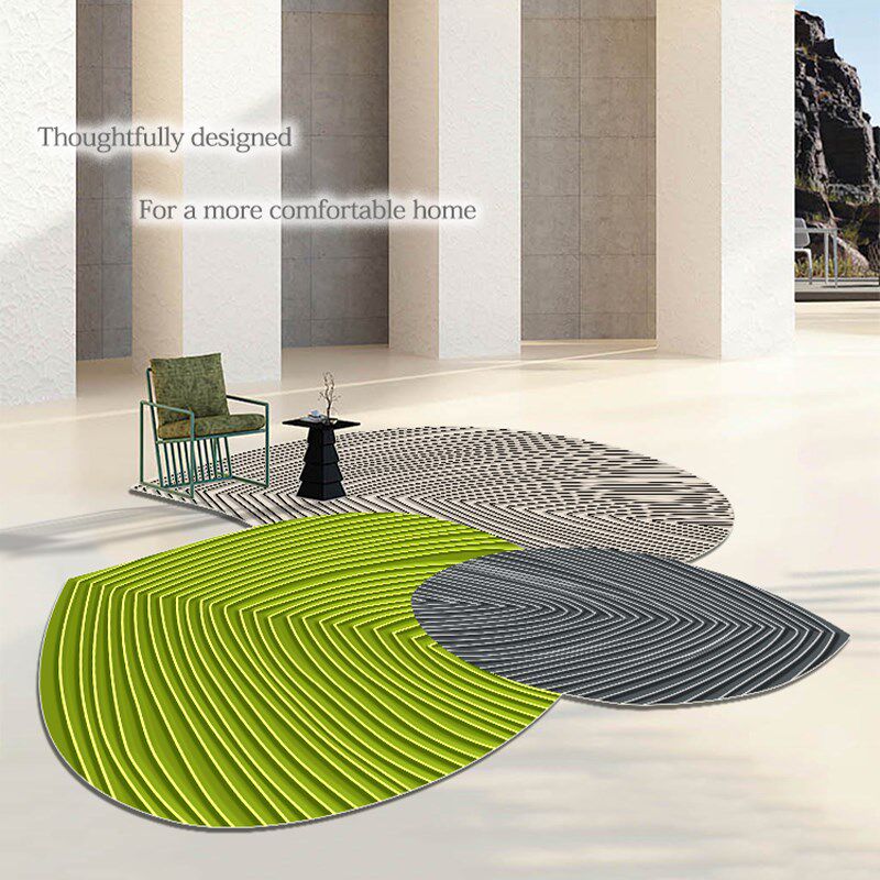 圆形羊毛地毯定制不规则异形钢琴垫客厅衣帽间卧室阳台按摩摇椅垫,居家布艺,地毯,淘宝优惠券,粉丝福利购,淘宝优惠卷