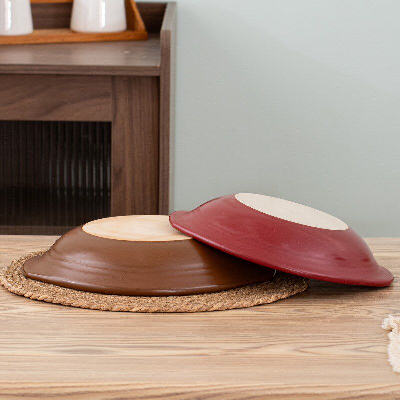 饭店专用干烧浅煲砂锅双色宽口浅锅电陶炉商用砂锅大口径炖锅沙锅