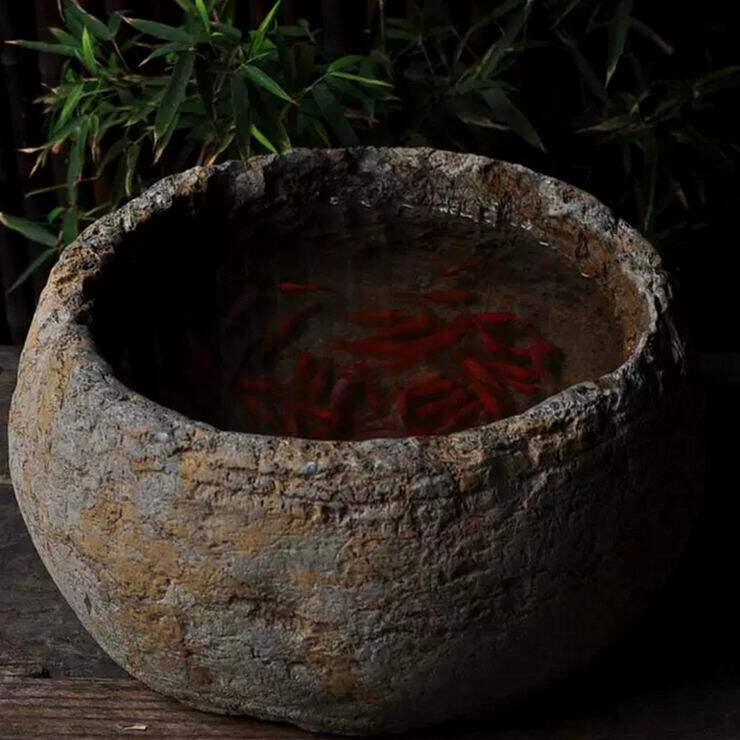 明清庭院石槽老石器老石雕古董案头狮子太湖石灵璧石茶桌石窗石鼓