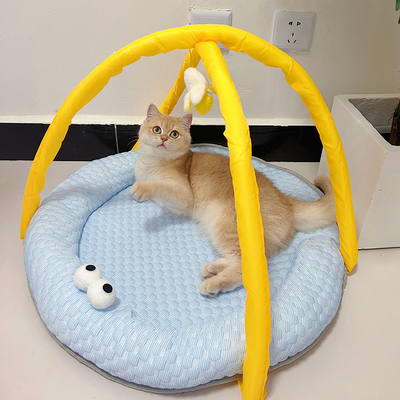 猫窝夏季猫床猫垫子睡觉用四季通用凉垫猫咪沙发夏天凉席宠物冰垫