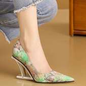 你度过美好耐穿陪岁月蓝色青色坡跟其它订货台州淑女风磨砂