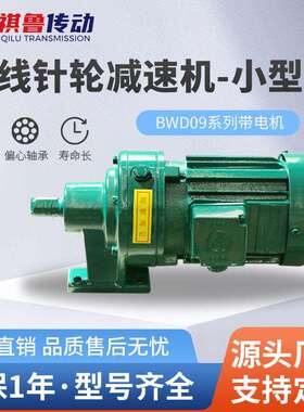 厂家供应卧式减速机摆线针轮减速器BWD09系列电机硬齿面变速箱