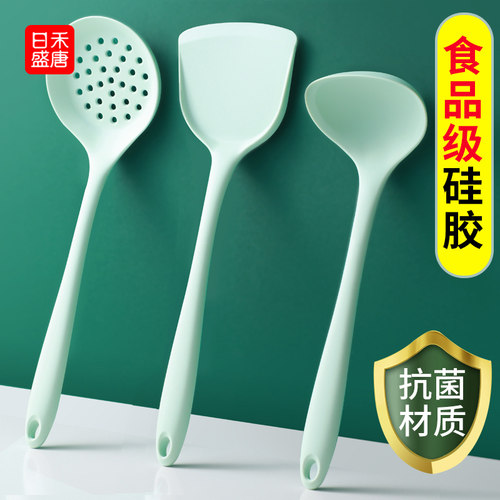 硅胶勺子硅胶不粘锅专用汤勺子